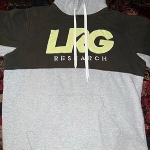LRG Lifted Research Group Research Olive Green/Heather Grey Pullover Hoodie